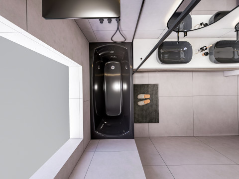 Bathroom full scene 17 3D 모델