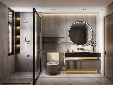 Bathroom full scene 18 Modelo 3D