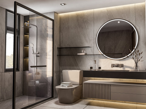 Bathroom full scene 18 Modelo 3D