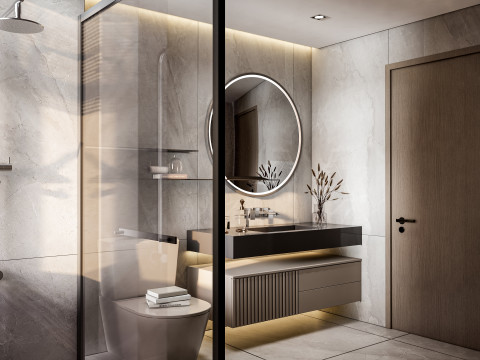 Bathroom full scene 18 Modelo 3D
