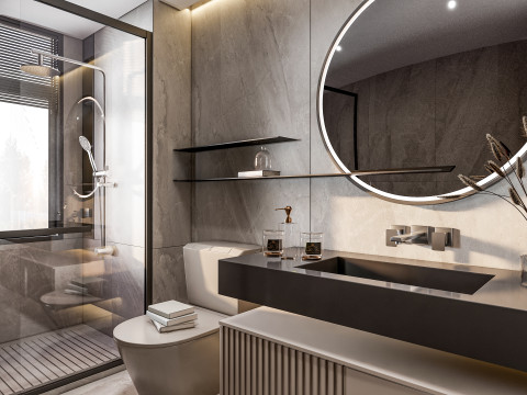 Bathroom full scene 18 Modelo 3D