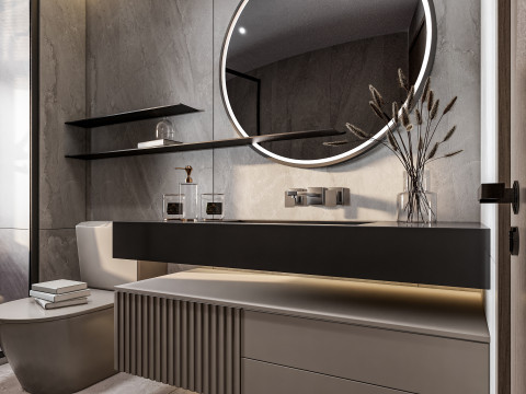 Bathroom full scene 18 Modelo 3D