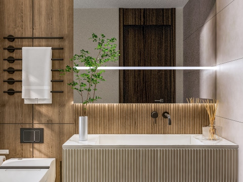 Bathroom full scene 19 3D Model