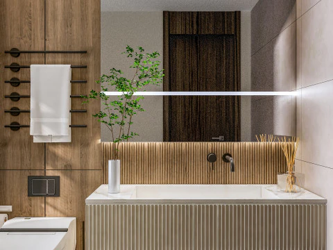 Bathroom full scene 19 3D Model
