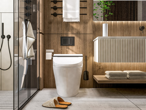 Bathroom full scene 19 3D Model