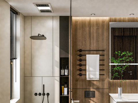 Bathroom full scene 19 3D Model