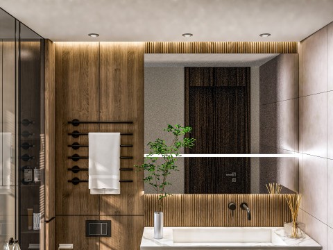 Bathroom full scene 19 3D Model