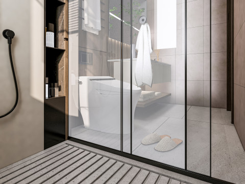 Bathroom full scene 19 3D Model