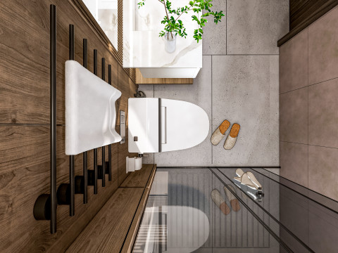 Bathroom full scene 19 3D Model