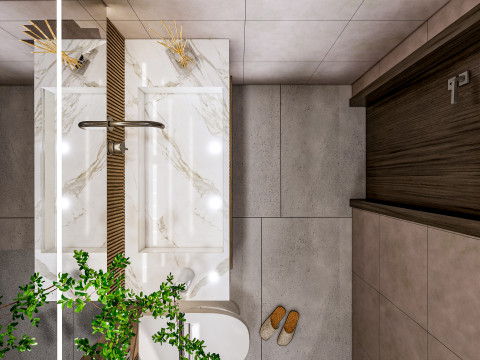 Bathroom full scene 19 3D Model