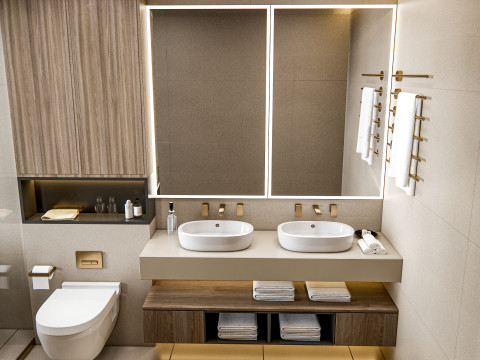 Bathroom full scene 20 Modelo 3D