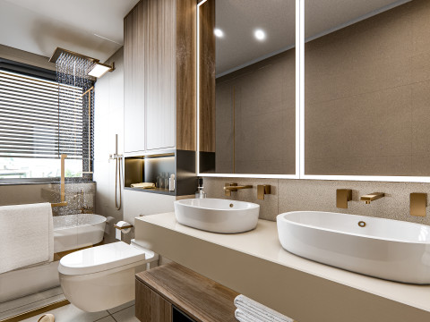 Bathroom full scene 20 Modelo 3D