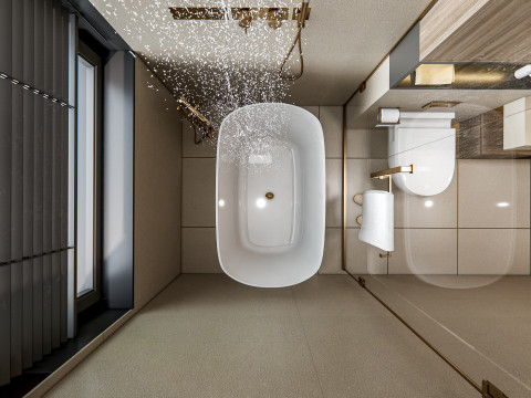 Bathroom full scene 20 Modelo 3D