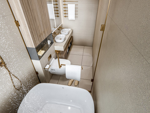 Bathroom full scene 20 Modelo 3D