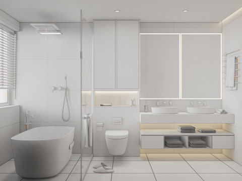 Bathroom full scene 20 Modelo 3D