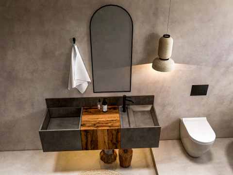 Bathroom full scene 21 3D Model