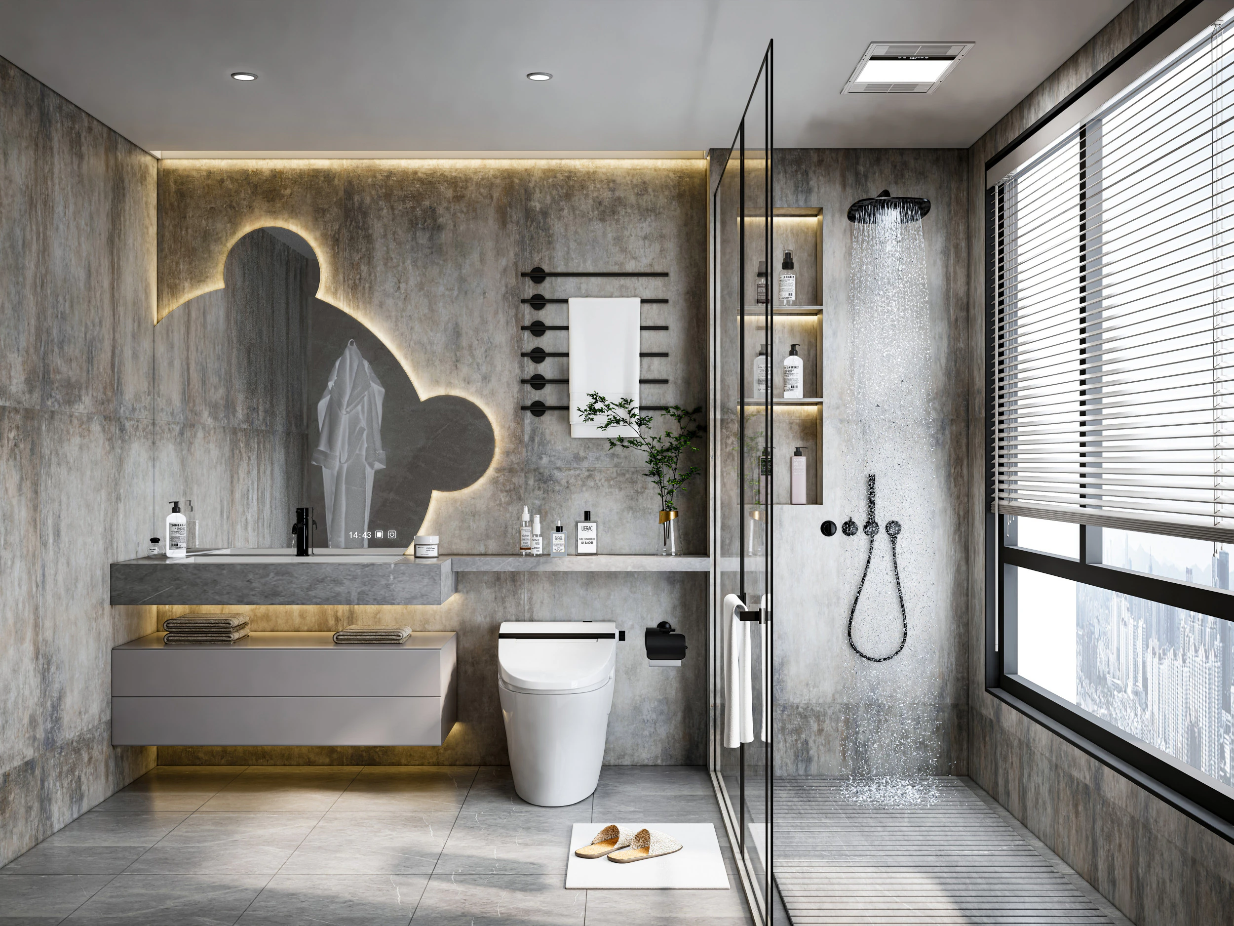 Bathroom full scene 22 3D Model .c4d .max .obj .3ds .fbx .stl .blend 