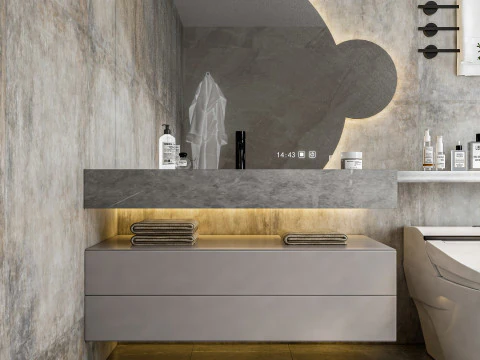 Bathroom full scene 22 3D Model
