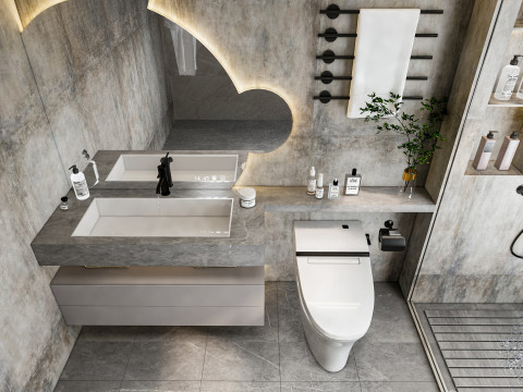 Bathroom full scene 22 3D-Modell