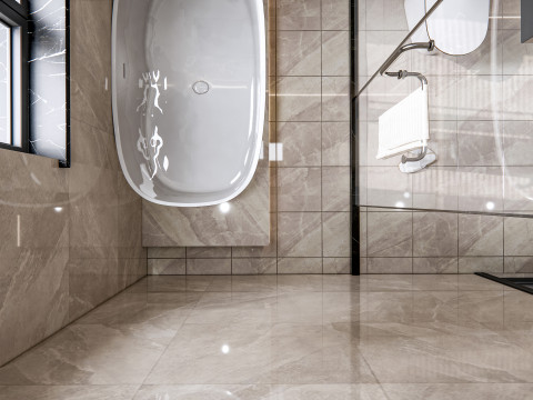 Bathroom full scene 23 3D Model