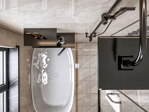 Bathroom full scene 23 3D Model