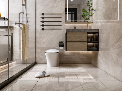 Bathroom full scene 23 3D Model