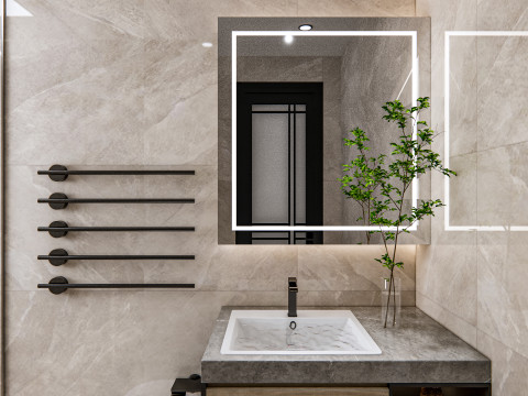 Bathroom full scene 23 3D Model