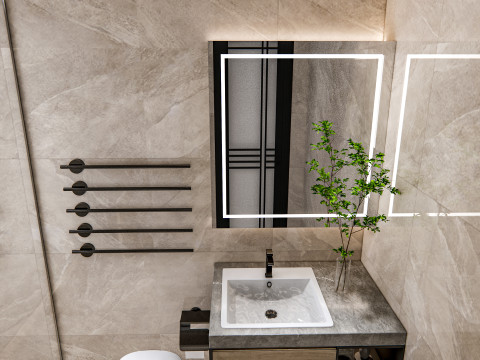 Bathroom full scene 23 3D Model