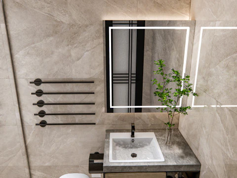 Bathroom full scene 23 3D Model