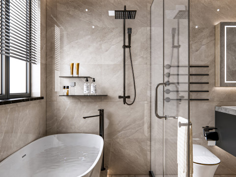 Bathroom full scene 23 3D Model