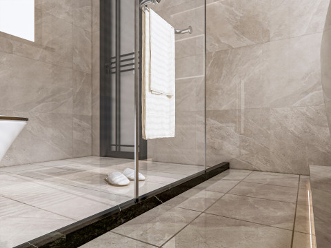 Bathroom full scene 23 3D Model