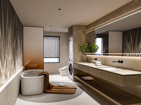Bathroom full scene 24 Modelo 3D