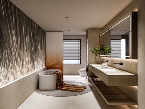 Bathroom full scene 24 Modelo 3D