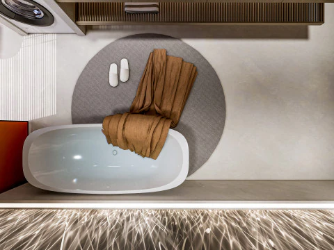 Bathroom full scene 24 3D Model