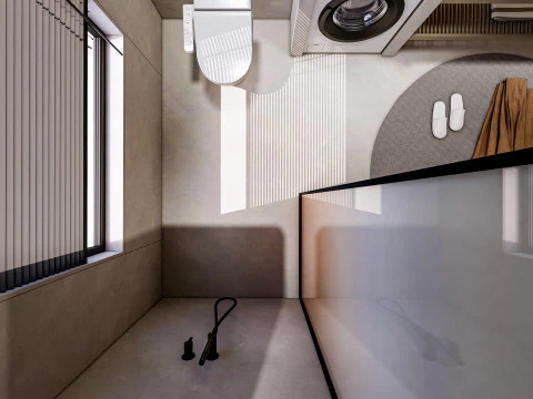 Bathroom full scene 24 3D Model