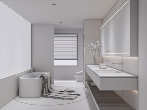 Bathroom full scene 24 Modelo 3D