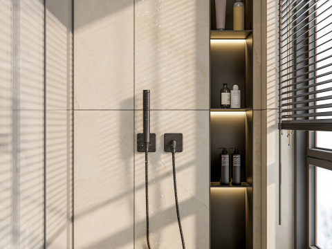Bathroom full scene 25 3D Model