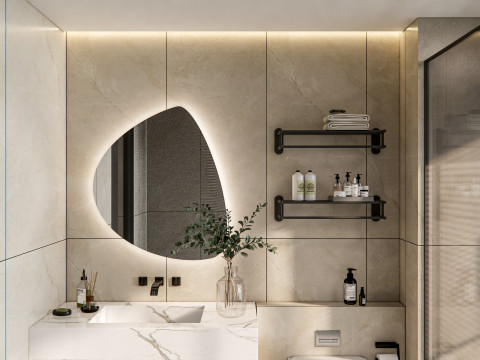 Bathroom full scene 25 3D Model