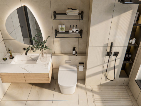 Bathroom full scene 25 3D Model