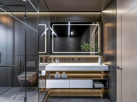 Bathroom full scene 27 3D Model