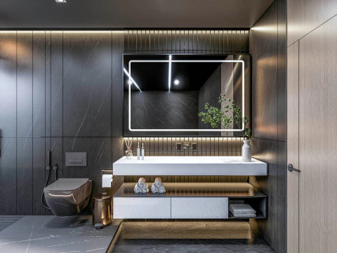 Bathroom full scene 27 3D Model