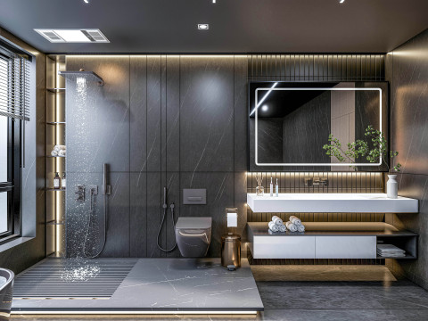 Bathroom full scene 27 3D Model