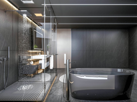 Bathroom full scene 27 3D Model