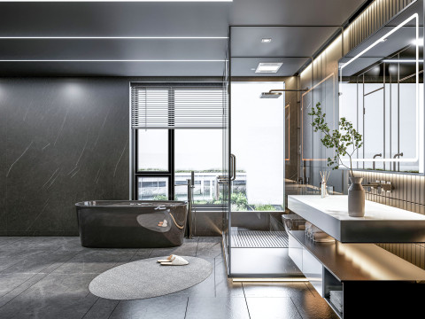Bathroom full scene 27 3D Model