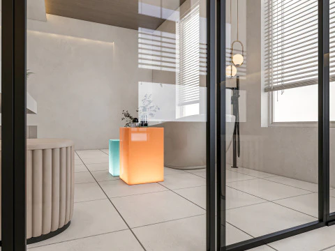 Bathroom full scene 28 3D Model