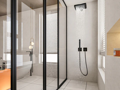 Bathroom full scene 28 3D Model