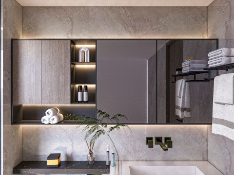 Bathroom full scene 30 3D Model