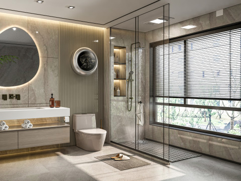Bathroom full scene 31 3D Model