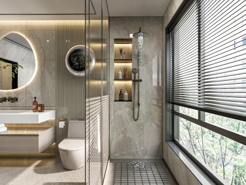 Bathroom full scene 31 3D Model
