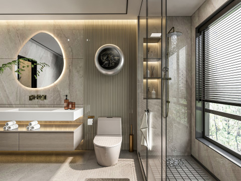 Bathroom full scene 31 3D Model